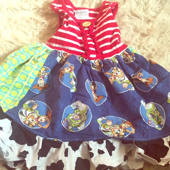 Momi Boutique Toy Story Dress Sz 2 - Picture 1 of 4